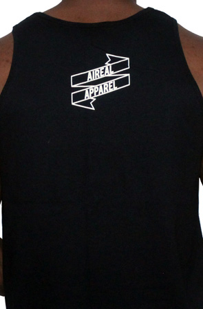 Sicker Than Your Average Mens Tank by AiReal Apparel in Black